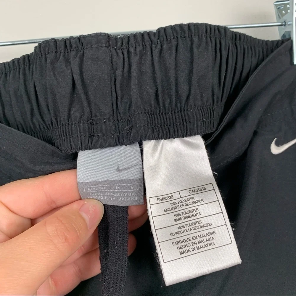 NIKE Womens Polyester Track Pants‎ Drawstring Black